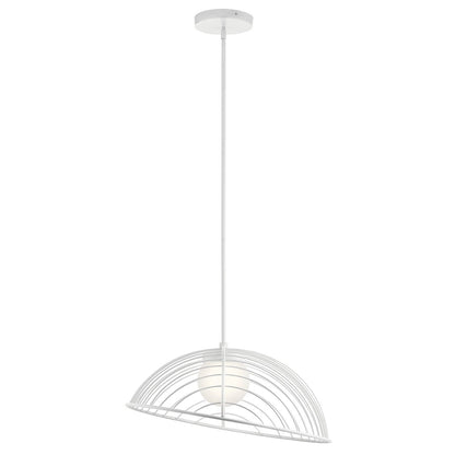 KICHLER 84095WH Clevo Led Pendant White
