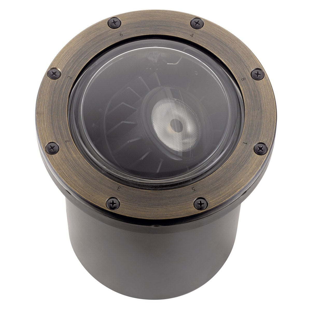 KICHLER 16023CBR30 Vlo 3000K Led 15 Degree Beam Angle In-Ground Accent Centennial Brass
