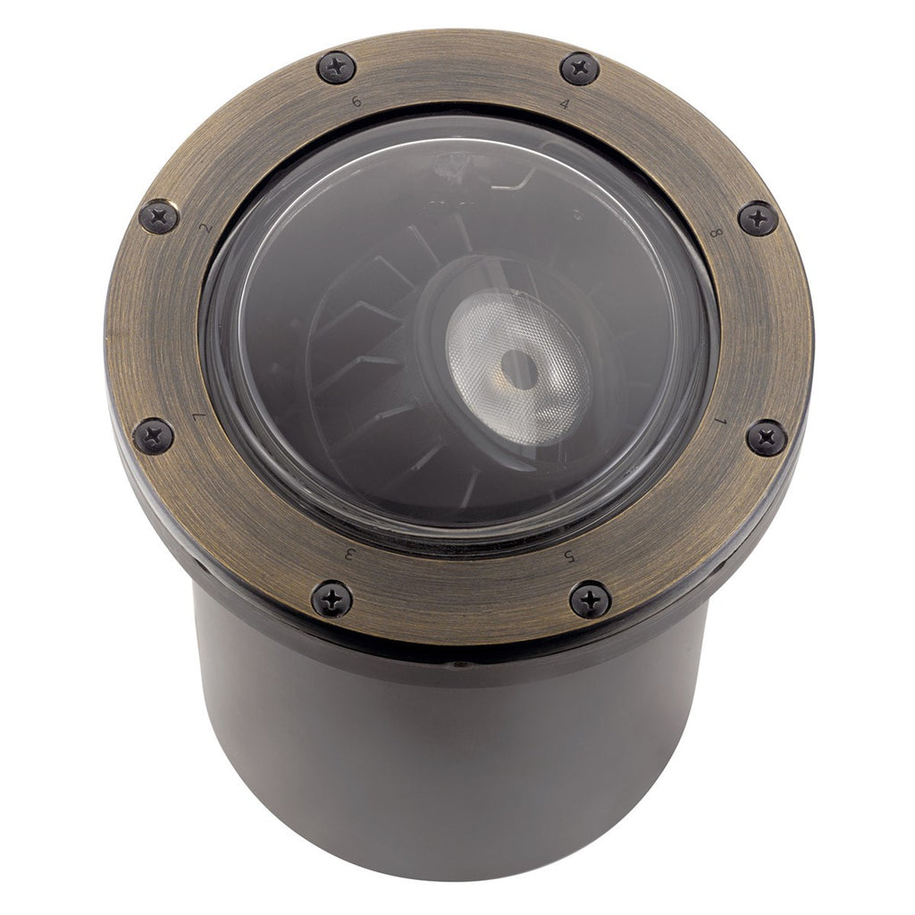 KICHLER 16025CBR30 Vlo 3000K Led In-Ground 60 Degree Beam Angle In-Ground Accent Centennial Brass