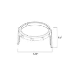 KICHLER 16097BK Vlo In-Ground Lens Clip Black