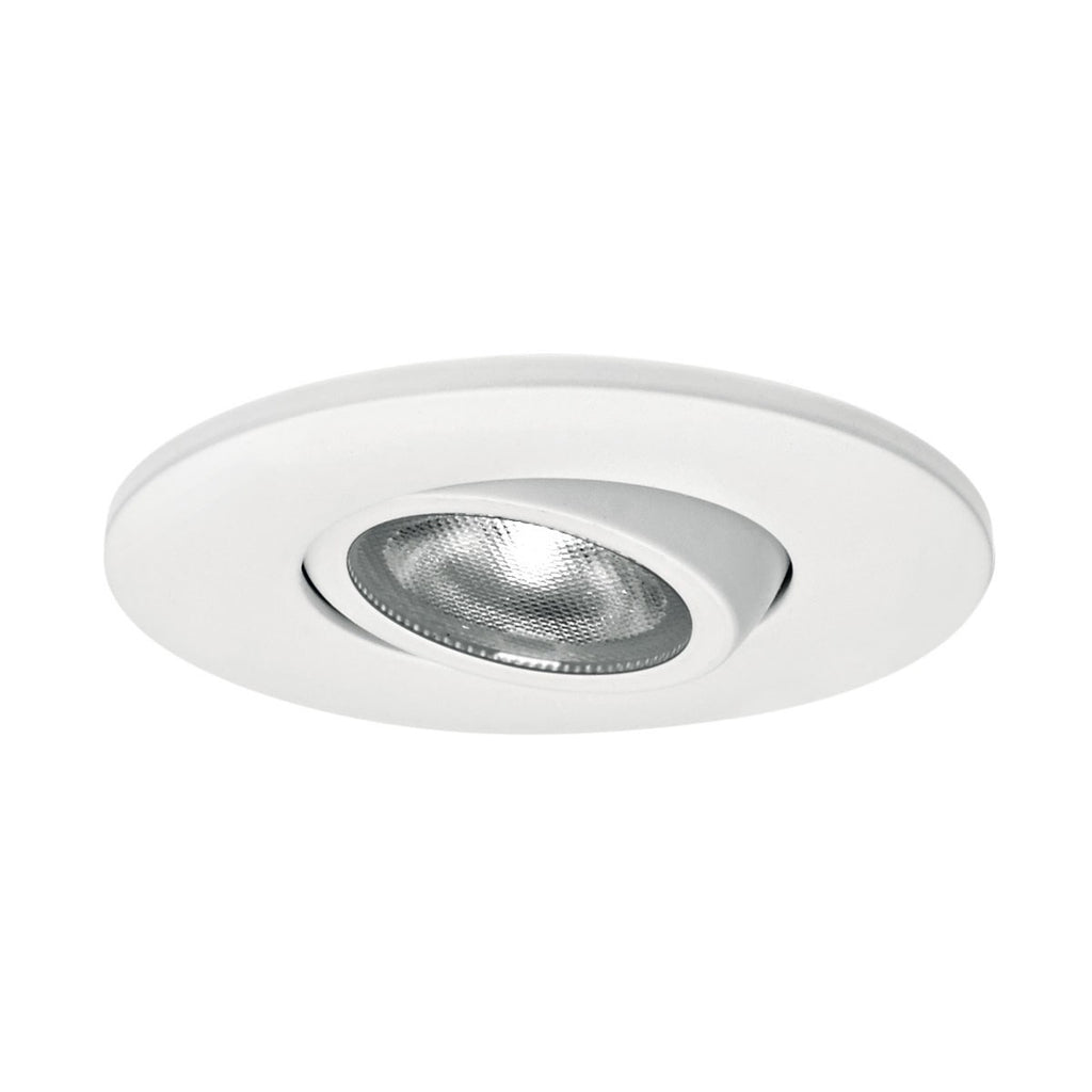 KICHLER DLMG02R3090WHT Direct-To-Ceiling 2 Inch Round Mini Gimbal 30K Led Downlight In White