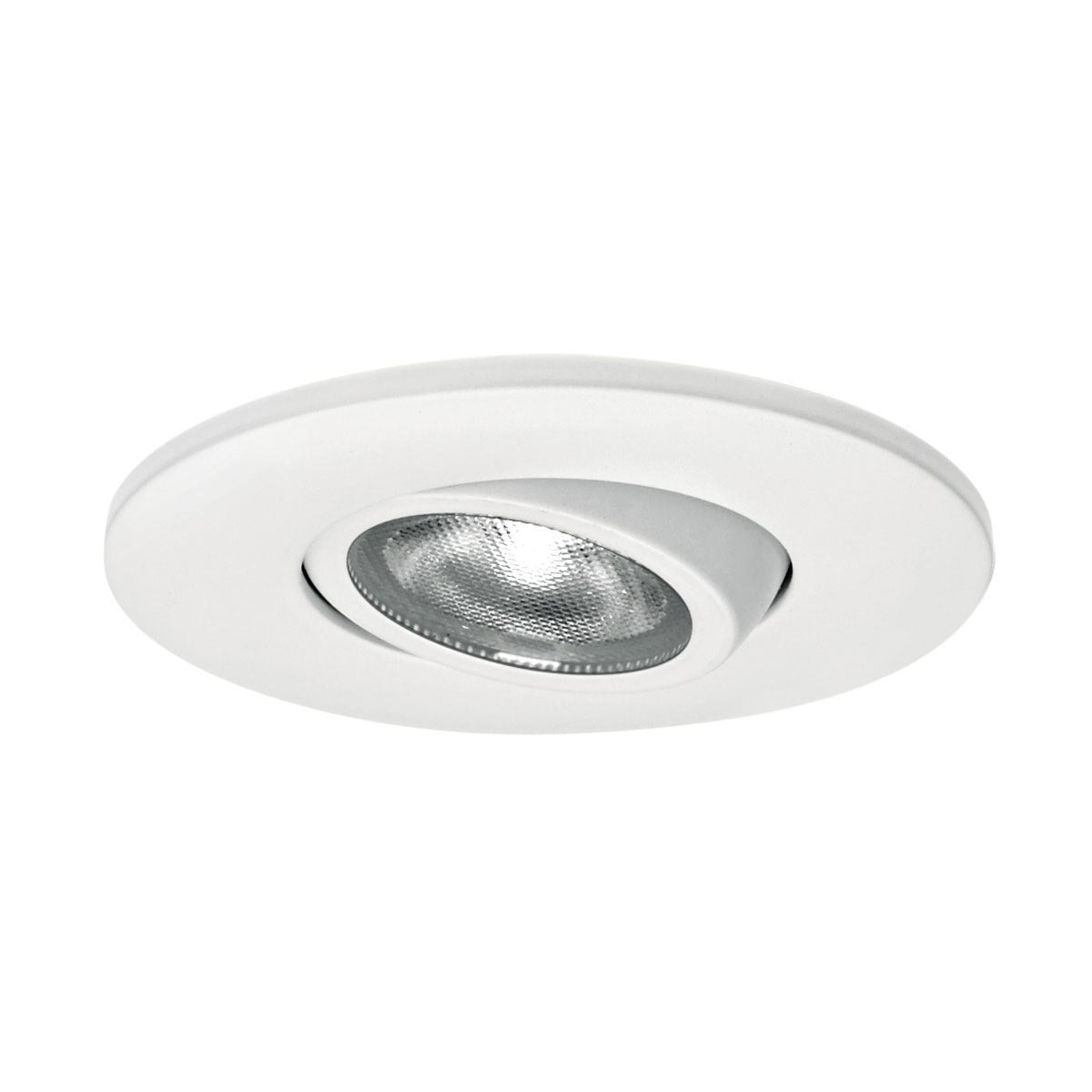 KICHLER DLMG02R3090WHT Direct-To-Ceiling 2 Inch Round Mini Gimbal 30K Led Downlight In White