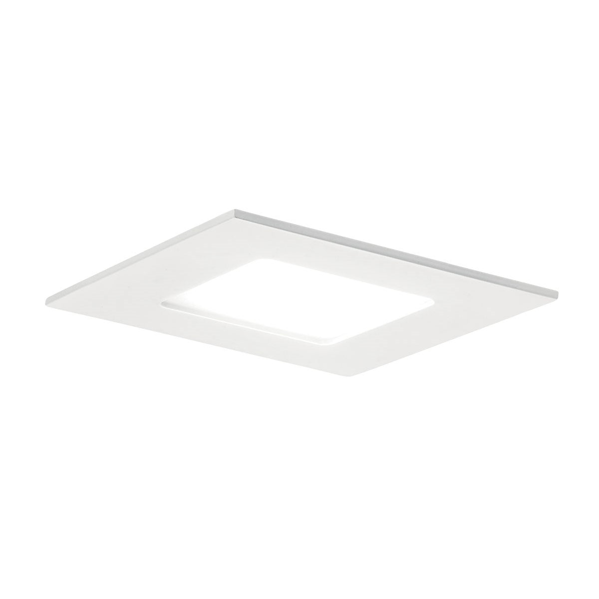 KICHLER DLSL04S3090WHT Direct-To-Ceiling 4 Inch Square Slim 30K Led Downlight In White
