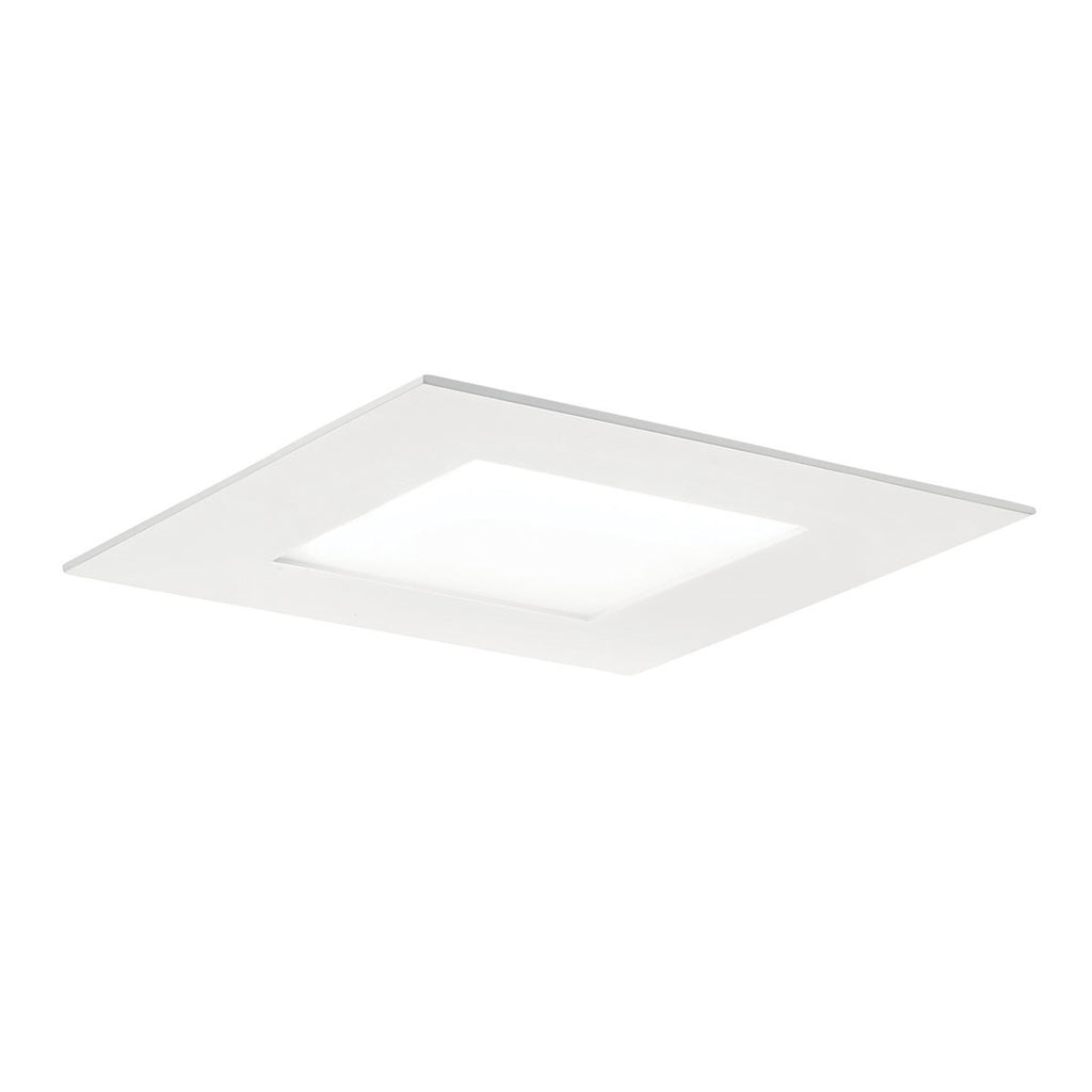 KICHLER DLSL06S3090WHT Direct-To-Ceiling 6 Inch Square Slim 30K Led Downlight In White