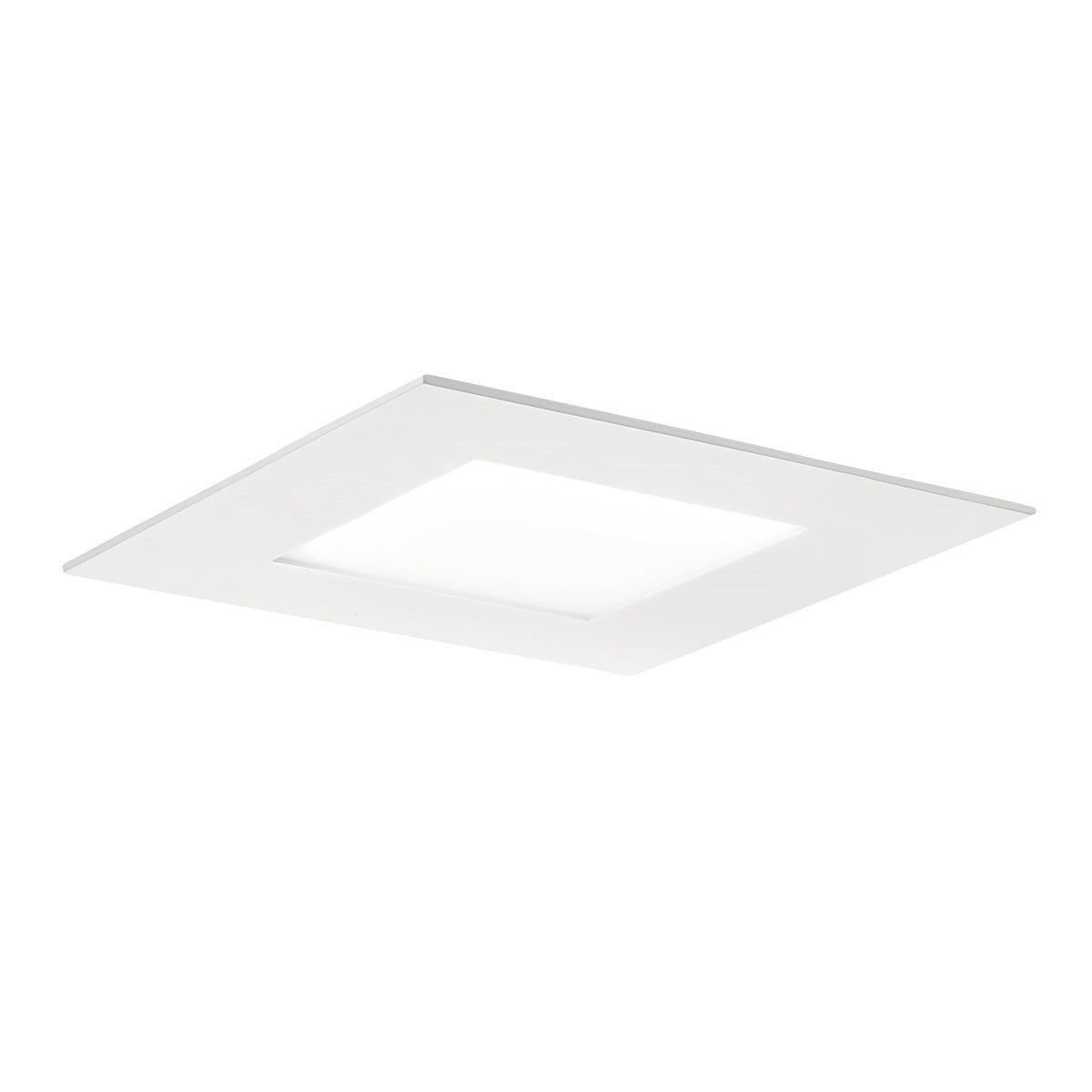 KICHLER DLSL06S3090WHT Direct-To-Ceiling 6 Inch Square Slim 30K Led Downlight In White