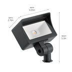 KICHLER 16026BKT30 Vlo 3000K 12V Led Mini Wall Wash Textured Black