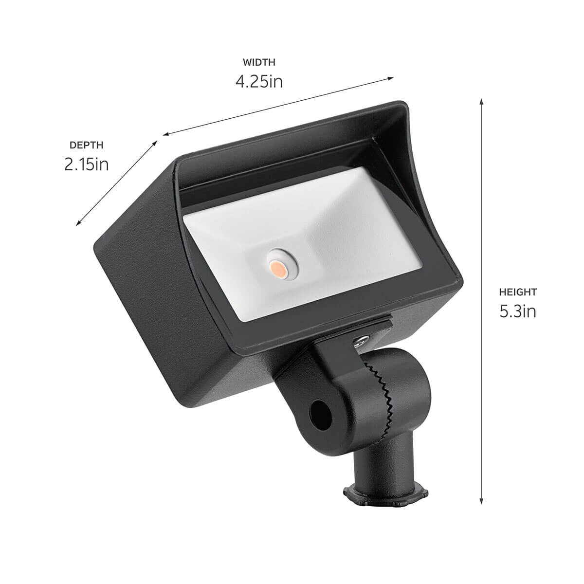 KICHLER 16026BKT30 Vlo 3000K 12V Led Mini Wall Wash Textured Black