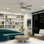 KICHLER 300044BSS Brahm Led 56" Ceiling Fan Brushed Stainless Steel