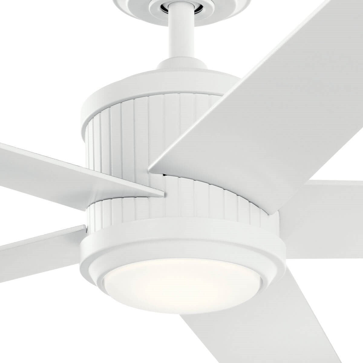 KICHLER 300044MWH Brahm Led 56" Ceiling Fan Matte White