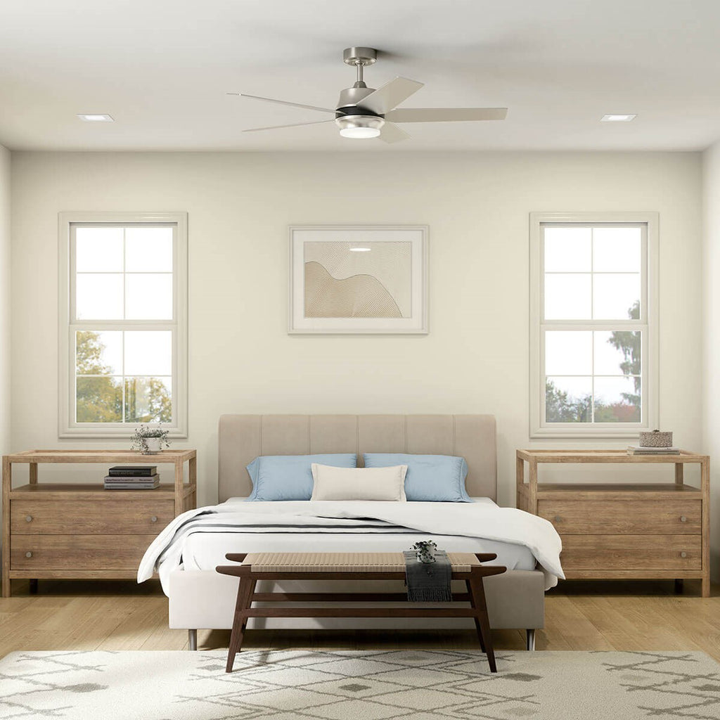 KICHLER 300059BSS Maeve Led 52" Ceiling Fanbrushed Stainless Steel