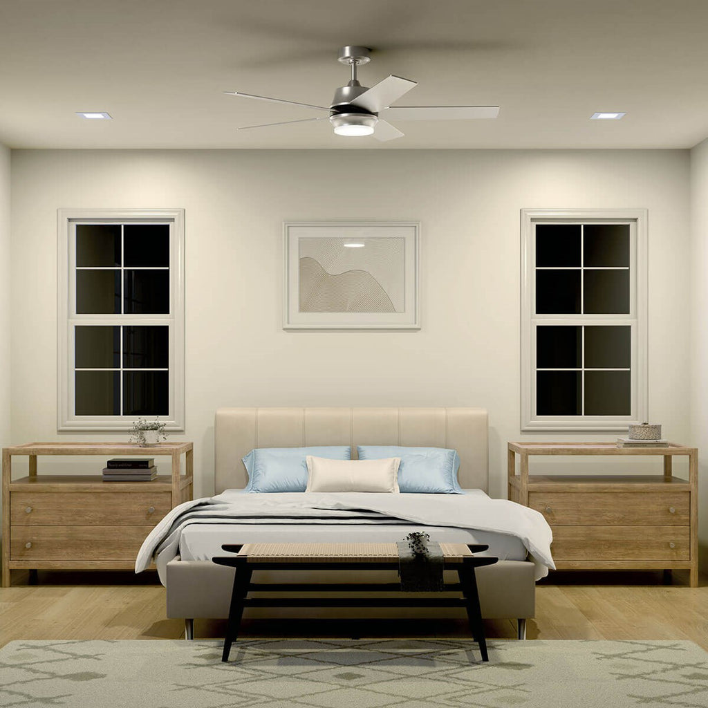 KICHLER 300059BSS Maeve Led 52" Ceiling Fanbrushed Stainless Steel