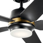 KICHLER 300059SBK Maeve Led 52" Ceiling Fan Satin Black