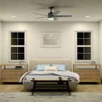 KICHLER 300059SBK Maeve Led 52" Ceiling Fan Satin Black