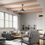 KICHLER 300241AVI Iras Led 52" Ceiling Fan Anvil Iron