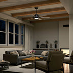 KICHLER 300241AVI Iras Led 52" Ceiling Fan Anvil Iron