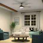 KICHLER 310100AVI Verdi Led 56" Ceiling Fan Anvil Iron