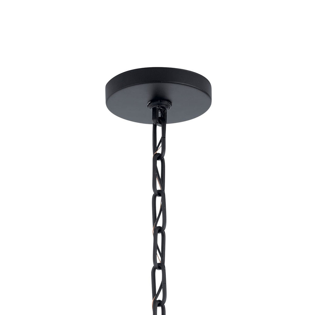 KICHLER 43498BK Abbotswell 19 Inch 4 Light Pendant In Black