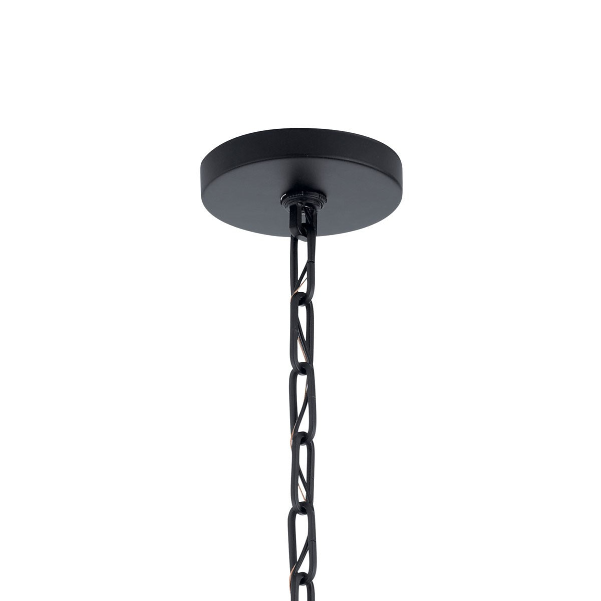 KICHLER 43498BK Abbotswell 19 Inch 4 Light Pendant In Black
