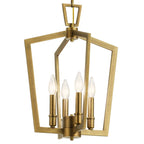 KICHLER 43498NBR Abbotswell 19 Inch 4 Light Pendant In Natural Brass