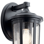 KICHLER 49893BK Fairfield 14.5 Inch 1 Light Wall Light In Black
