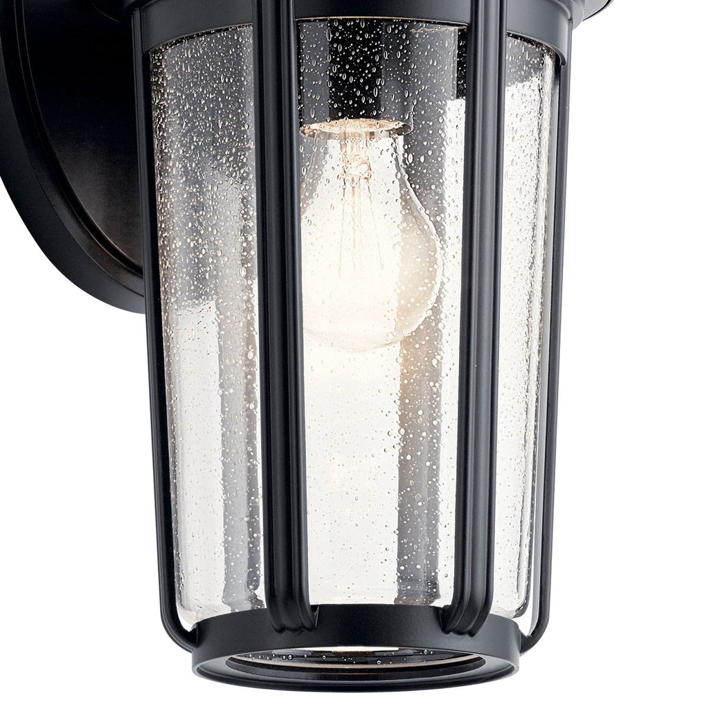 KICHLER 49893BK Fairfield 14.5 Inch 1 Light Wall Light In Black