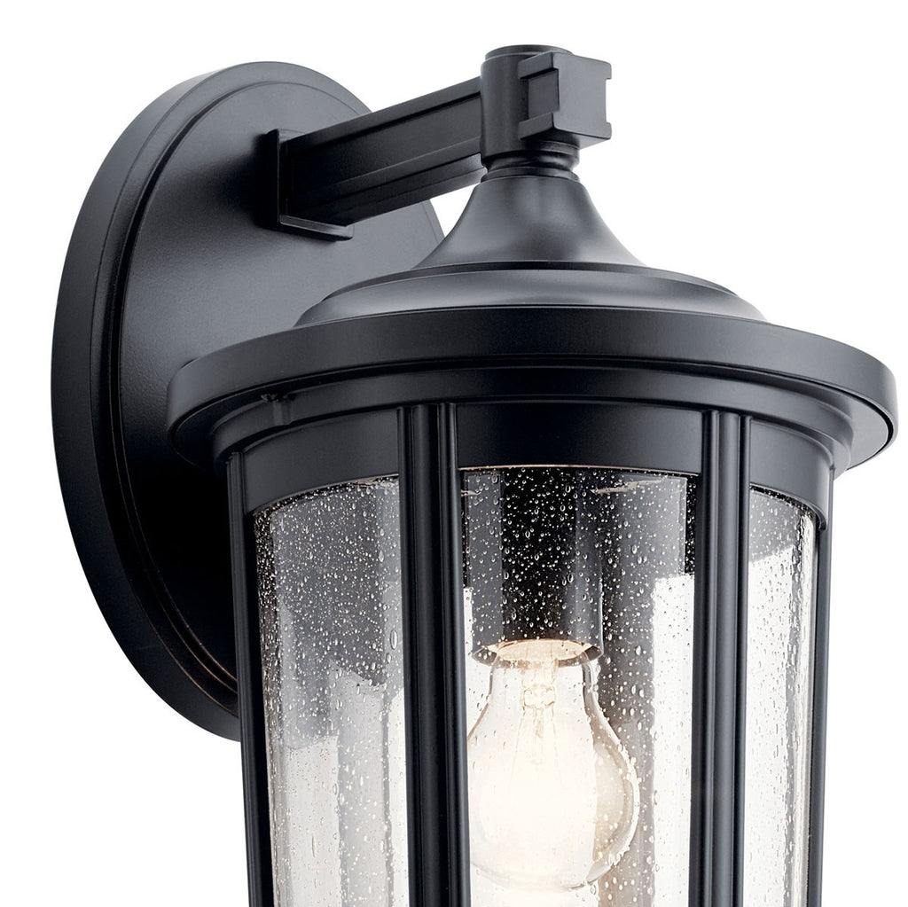 KICHLER 49894BK Fairfield 17.25 Inch 1 Light Wall Light In Black