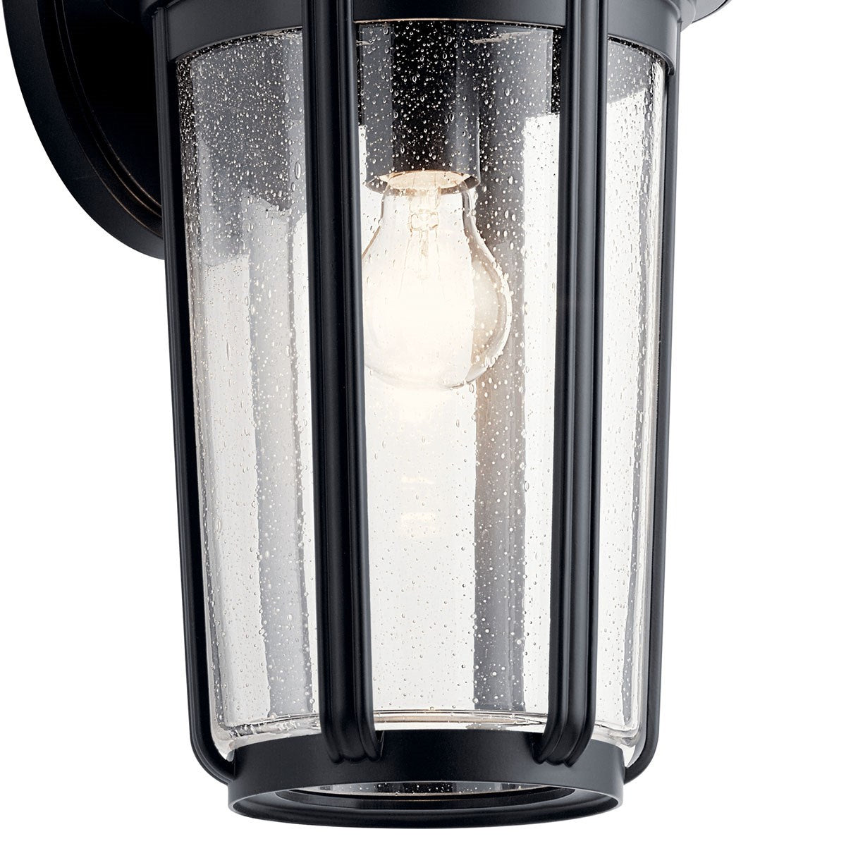KICHLER 49894BK Fairfield 17.25 Inch 1 Light Wall Light In Black