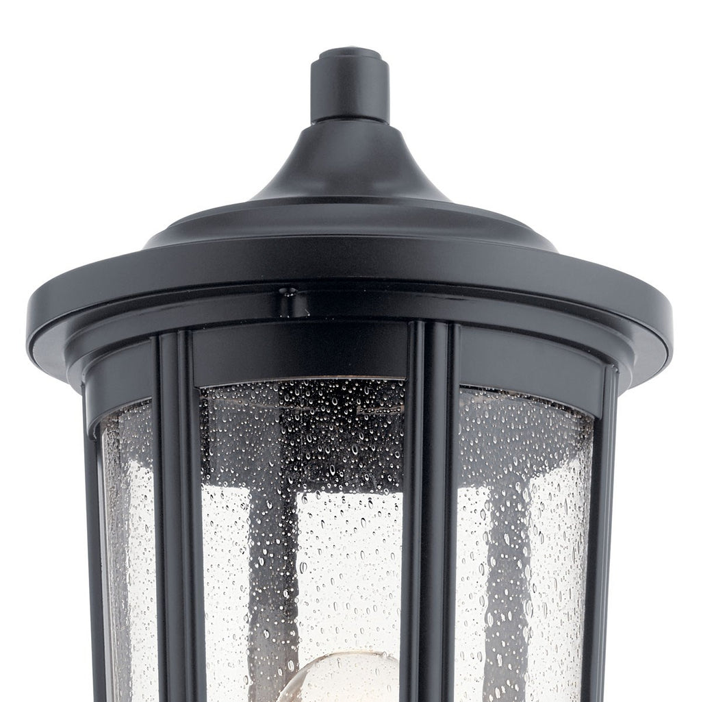 KICHLER 49895BK Fairfield 19.25 Inch 1 Light Post Light In Black