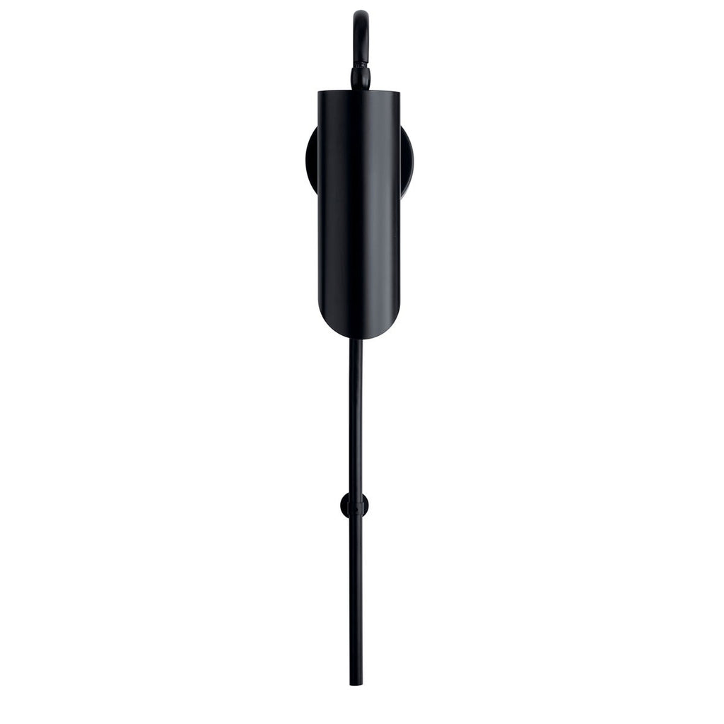 KICHLER 52165BK Trentino 1 Light Wall Sconce Black