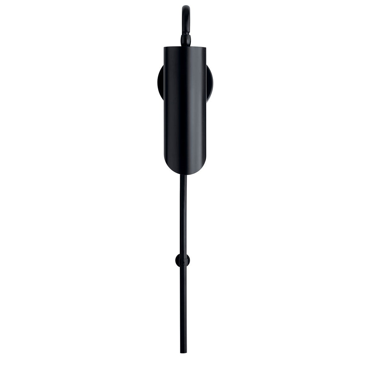 KICHLER 52165BK Trentino 1 Light Wall Sconce Black