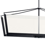 KICHLER 52293BKLED Calters Led Linear Chandelier Black