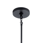 KICHLER 52351BK Armand 27 Inch 4 Light Foyer Pendant In Black And Bronze Finish