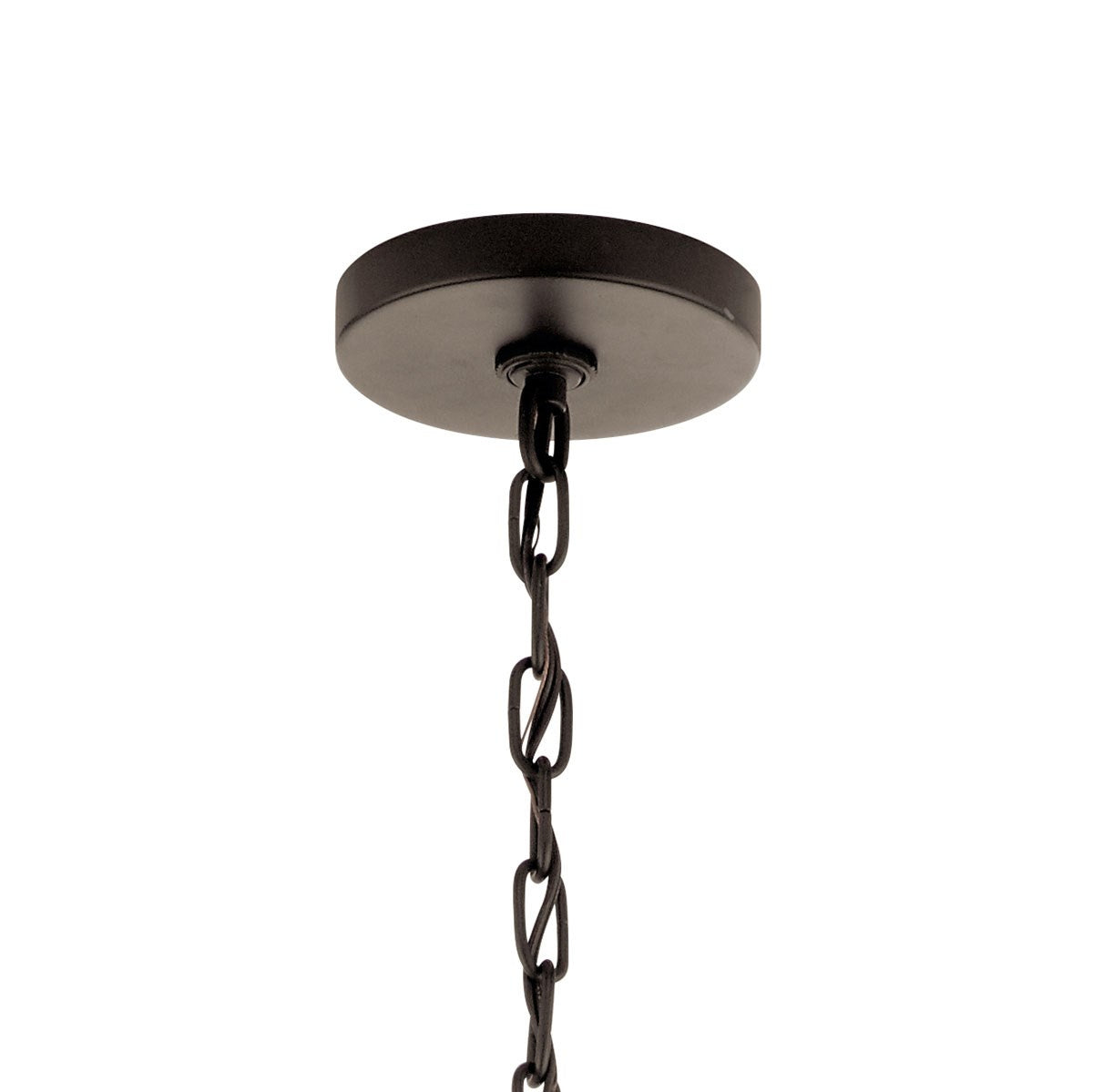 KICHLER 52393OZ Ritson 3 Light Inverted Pendant with Satin Etched Glass Olde Bronze