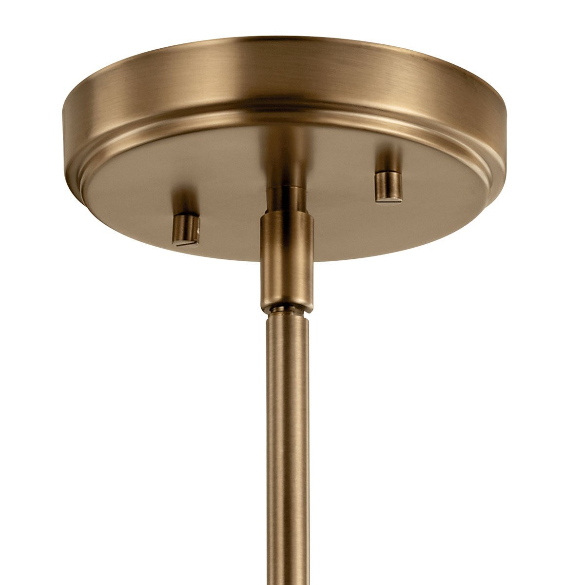 KICHLER 52399WBR Aivian 5" 1 Light Mini Pendant with Clear Glass Weathered Brass