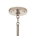 KICHLER 52405PN Eastmont 1 Light Mini Pendant With Clear Glass Polished Nickel