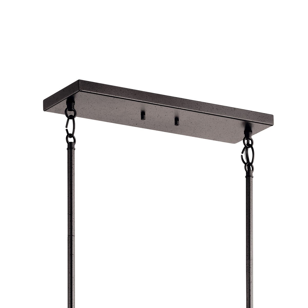 KICHLER 52408WZC Marrus Six Light Linear Chandelier Weathered Zinc