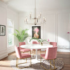 KICHLER 52412PN Kimrose 12 Light Chandelier With Clear Fluted Glass In Polished Nickel And Satin Nickel