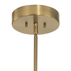 KICHLER 52417BNBLED Baland 22" 6 Light Chandelier Brushed Natural Brass