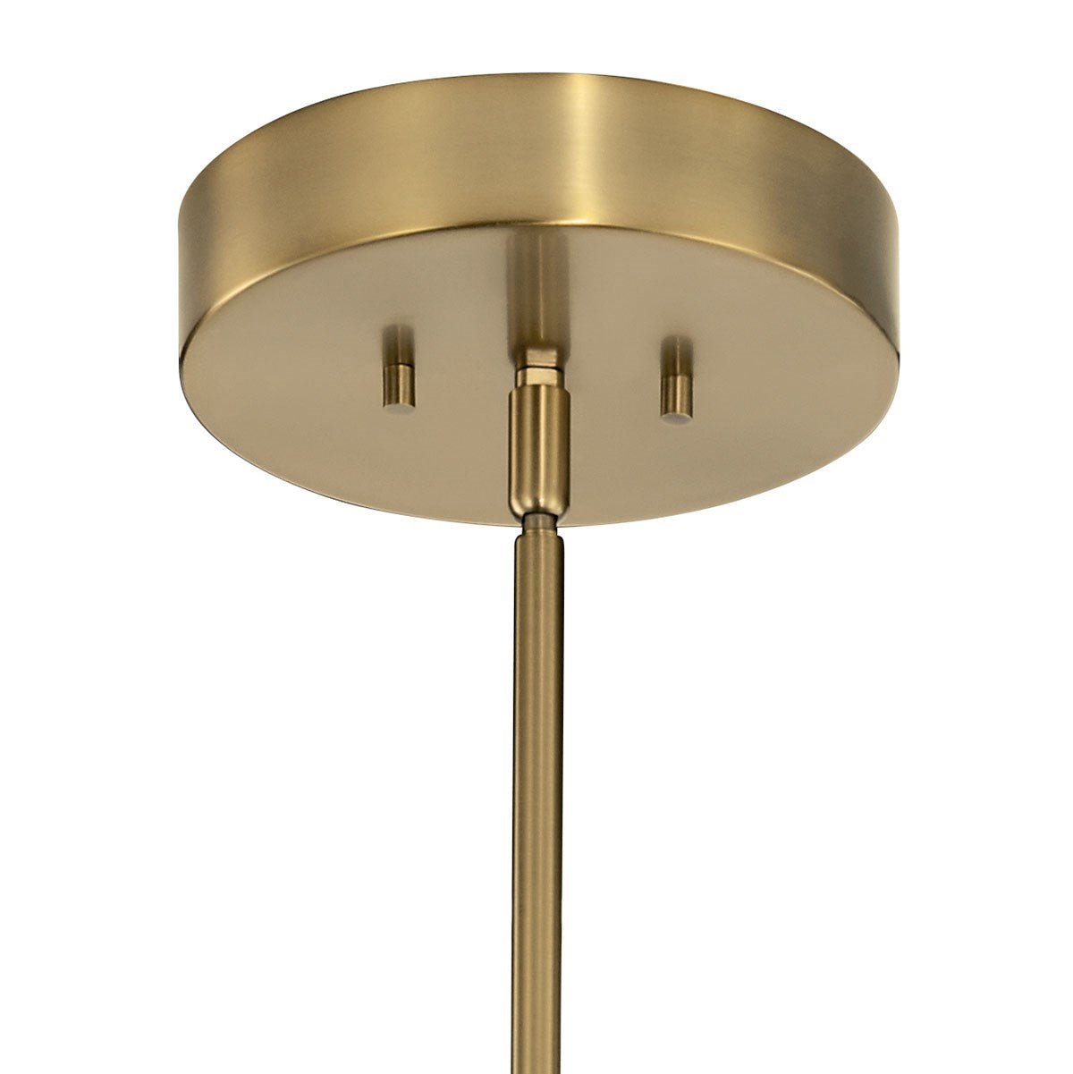 KICHLER 52417BNBLED Baland 22" 6 Light Chandelier Brushed Natural Brass