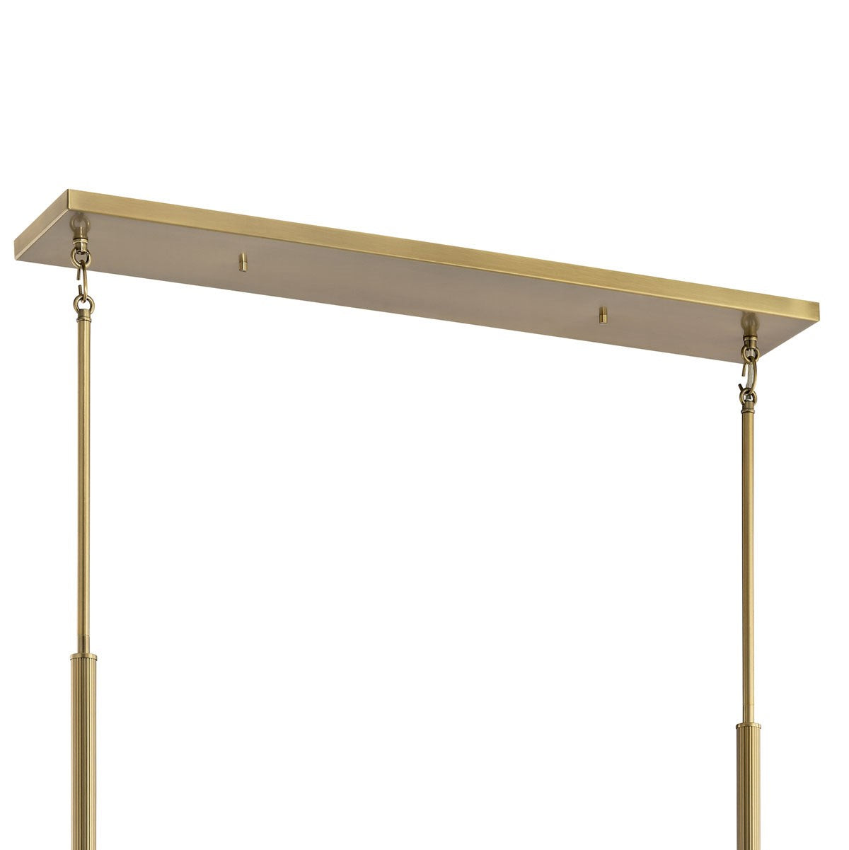 KICHLER 52425BNB Torvee 42" 5 Light Linear Chandelier Brushed Natural Brass