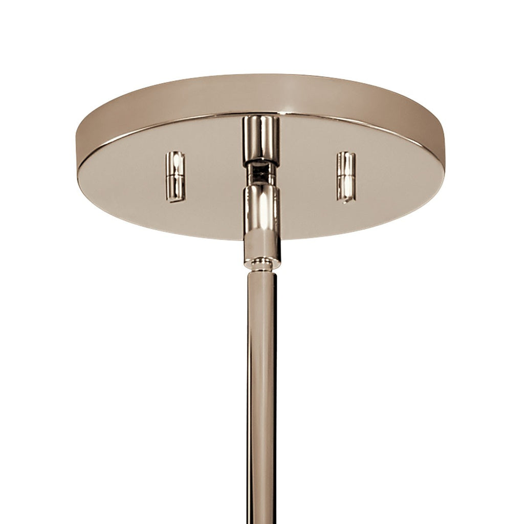 KICHLER 52427PN Tolani 6 Light Chandelier Polished Nickel