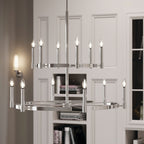 KICHLER 52428PN Tolani 12 Light Chandelier Polished Nickel