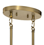 KICHLER 52429BNB Tolani 8 Light Oval Chandelier Brushed Natural Brass