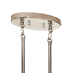 KICHLER 52429PN Tolani 8 Light Oval Chandelier Polished Nickel