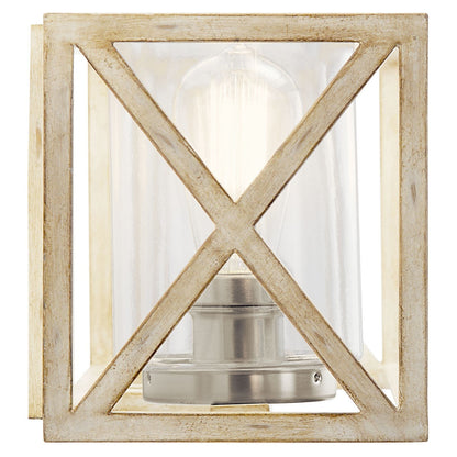 KICHLER 55065DAW Moorgate Three Light Bath Distressed Antique White