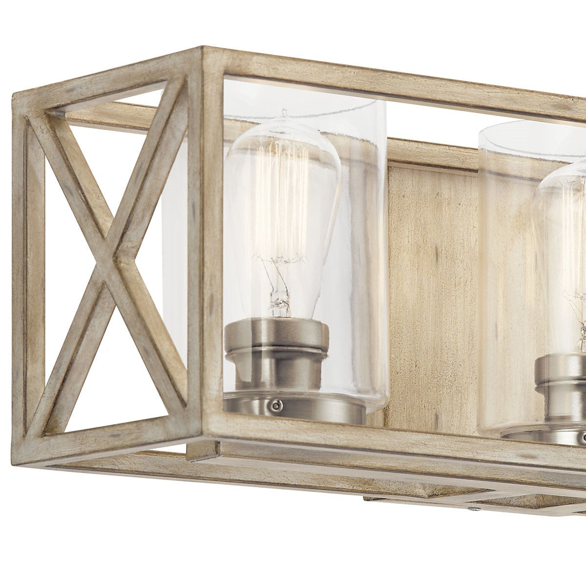 KICHLER 55065DAW Moorgate Three Light Bath Distressed Antique White