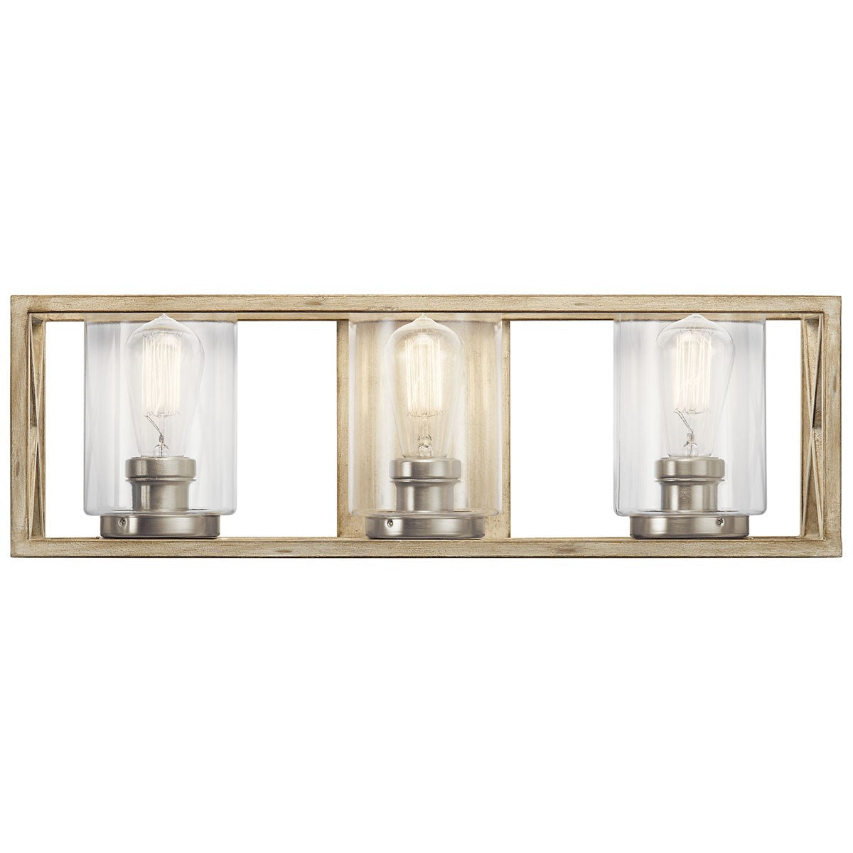 KICHLER 55065DAW Moorgate Three Light Bath Distressed Antique White