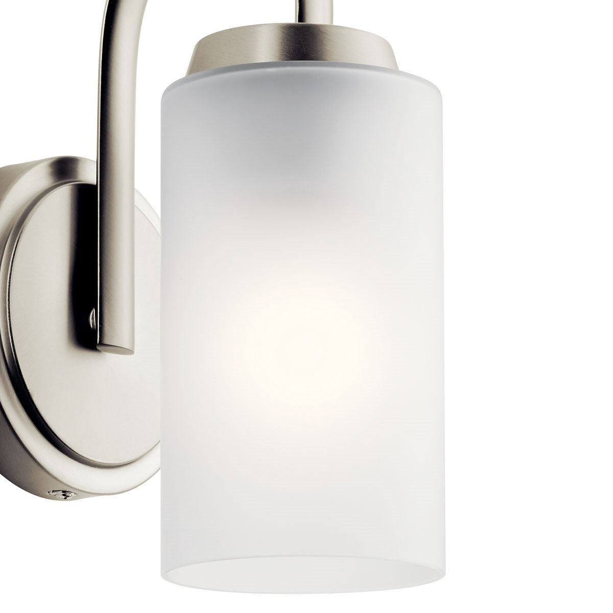 KICHLER 55085NI Kennewick Wall Sconce 1 Light - Brushed Nickel