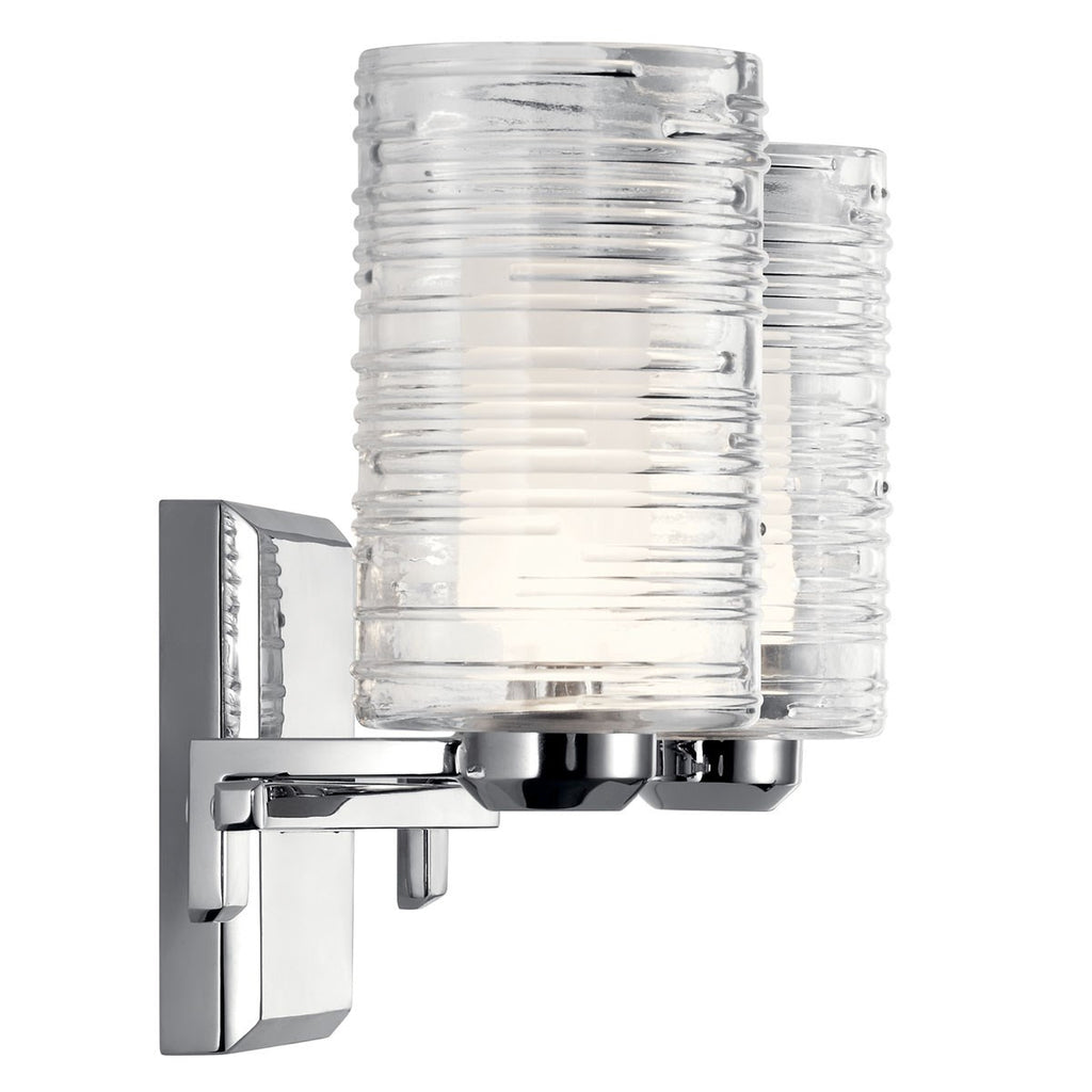 KICHLER 55096CH Giarosa 15" 2 Light Vanity Light Chrome