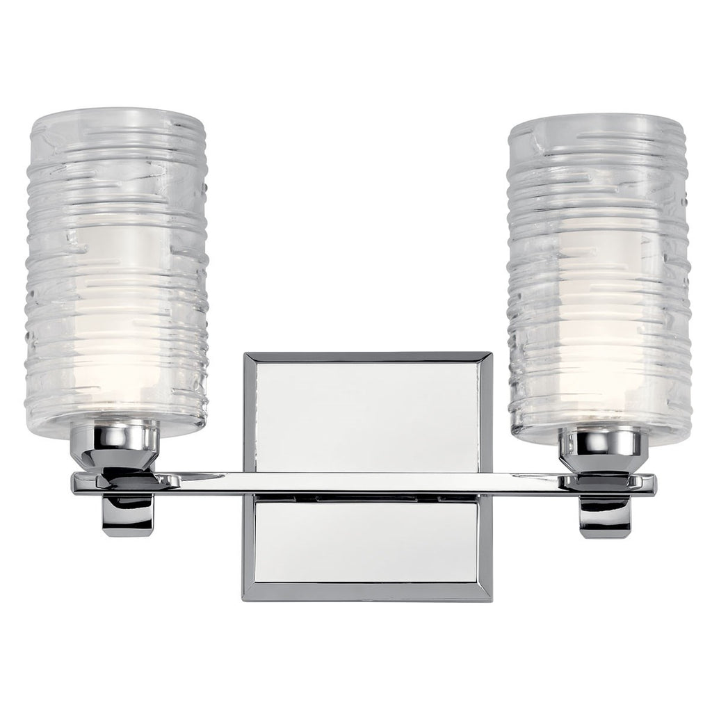 KICHLER 55096CH Giarosa 15" 2 Light Vanity Light Chrome